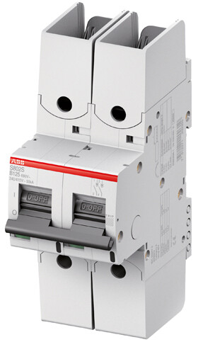 Выключатель автоматический двухполюсный S802S UC R 13А B 50кА (S802S-UCB13-R) | 2CCS862002R1135 | ABB