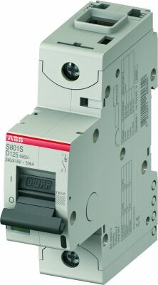 Выключатель автоматический однополюсный S801S 100А D 50кА (S801S D100) | 2CCS861001R0821 | ABB
