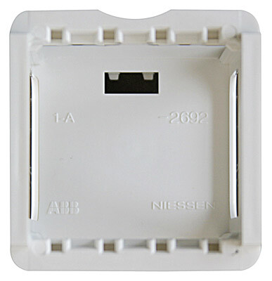 ABB Zenit Альп. белый Адаптер для установки на DIN-рейку, 2-модульный | N2692 BL | 2CLA269200N1101 | ABB